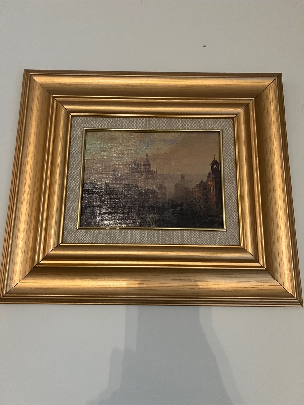 Gold Framed Landscape Wall Art Painting